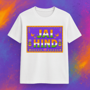 Jai Hind Truck Style Print T-Shirt